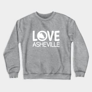 I Love AVL Black Bear - WO Teal 13 Crewneck Sweatshirt